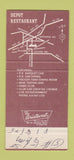 Matchbook Cover - Depot Restaurant Waukesha WI 30 Strike