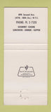 Matchbook Cover - Rita Dimitri's New York City girlie WEAR 30 Strike
