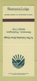 Matchbook Cover - Skamania Lodge Stevenson WA 30 Strike