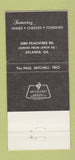 Matchbook Cover - Dante's Down the Hatch Atlanta GA WEAR 30 Strike