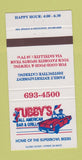 Matchbook Cover - Tubby's All American Bar Grill 30 Strike