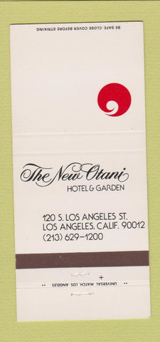 Matchbook Cover - New Otani Hotel Los Angeles CA 30 Strike
