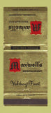 Matchbook Cover - Maxwell's Restaurant Vicksburg MS 30 Strike