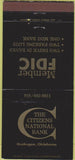 Matchbook Cover - Citizens National Bank Muskogee OK 30 Strike