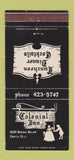 Matchbook Cover - Colonial Inn Santa Cruz CA 30 Strike