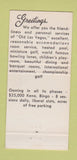 Matchbook Cover - Hotel Showboat Casino Las Vegas NV 30 Strike