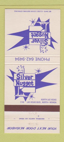 Matchbook Cover - Silver Nugget Casino Las Vegas NV 30 Strike