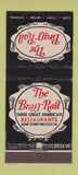 Matchbook Cover - The Brass Rail Brooklyn New York City 30 Stick