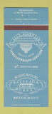 Matchbook Cover - Wedgwood Pavilion Buffet Restaurant Atlantic City NJ 30 Strike