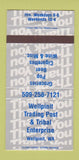 Matchbook Cover - Wellpinit Trading Post Indian Tribal WA 30 Strike