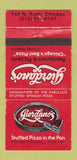 Matchbook Cover - Giordano's Pizza Chicago IL WEAR 30 Strike
