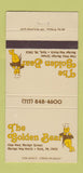 Matchbook Cover - The Golden Bear York PA restaurant 30 Strike
