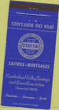 Matchbook Cover - Cumberland Valley Savings Carlisle Lemoyne York PA 30 Strike