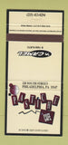 Matchbook Cover - Camel Cigarettes Pastiche Cafe Philadelphia PA 30 Strike