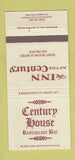 Matchbook Cover - Century House Restaurant Albany NY 30 Strike