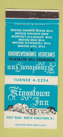Matchbook Cover - Kingstown Inn North Kingstown RI 30 Strike