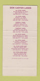 Matchbook Cover - Don Carter's Bowling Dallas TX Fort Worth WEAR 30 Strike