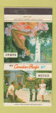 Matchbook Cover - Canadian Pacific Airlines Hawaii Mexico girlie 30 Strike