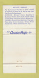 Matchbook Cover - Canadian Pacific Airlines Hawaii Mexico girlie 30 Strike