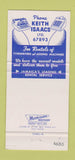 Matchbook Cover - Keith Issacs Office Machine Kingston Jamaica girlie 30 Strike