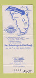 Matchbook Cover - McKee Jungle Gardens Vero Beach FL girlie 30 Strike