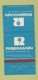 Matchbook Cover - Rissman Graphic Art Supply St Louis MO 30 Strike