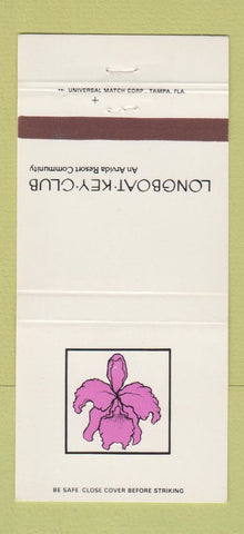 Matchbook Cover - Longboat Key Club orchid 30 Strike