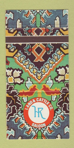 Matchbook Cover - Land and Cattle Company Saloon Carpinteria CA 30 Strike