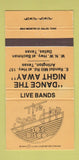 Matchbook Cover - The Sock Hop Dallas TX WEAR 30 Strike