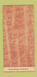 Matchbook Cover - Stock Design Cut Wood Grain SAMPLE 30 Strike