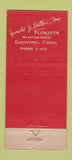 Matchbook Cover - Harold Dillon Flowers Hartford CT roses 30 Stick