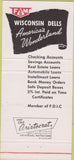 Matchbook Cover - Farmers Merchants State Bank Wisconsin Dells WI 30 Strike