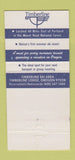 Matchbook Cover - Timberline Lodge OR WEAR skiing 30 Strike