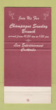 Matchbook Cover - Cisco's Mexican Northridge Westlake Village CA 30 Strike