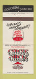 Matchbook Cover - Circus Circus Niles IL soup 30 Strike