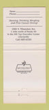 Matchbook Cover - Milwaukee Road House Bar Libertyville IL 30 Strike