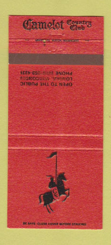 Matchbook Cover - Camelot Country Club Lomira WI 30 Strike