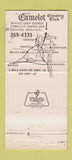 Matchbook Cover - Camelot Country Club Lomira WI 30 Strike