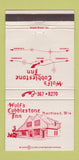 Matchbook Cover - Wolf's Cobblestone Inn Hartland WI 30 Strike