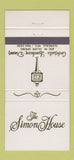 Matchbook Cover - Simon House Glendale WI 30 Strike