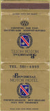 Matchbook Cover - Provincial Motor Hotel New Orleans LA WORN 30 Strike