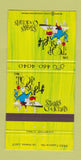 Matchbook Cover - The Top Shelf Steaks La Mesa CA 30 Strike