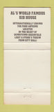 Matchbook Cover - Al's Rib House Greenfield WI 30 Strike