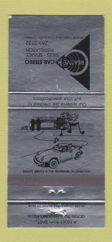 Matchbook Cover - Creative Car Stereo Lafayette CA 30 Strike