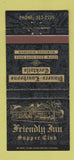 Matchbook Cover - Friendly Inn Supper Club Milwaukee WI 30 Strike