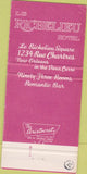 Matchbook Cover - Le Richelieu Hotel New Orleans LA 30 Strike