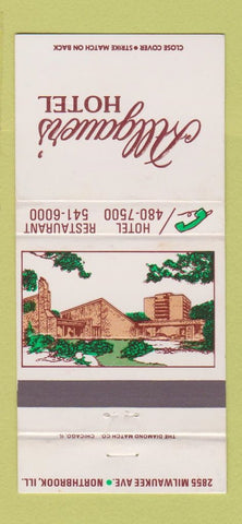 Matchbook Cover - Allgauer's Hotel Northbrook IL 30 Strike