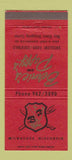 Matchbook Cover - Bernie's and Pappy's Restaurant Milwaukee WI 30 Strike