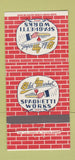 Matchbook Cover - Old Market Spaghetti Works Omaha? 30 Strike