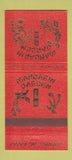 Matchbook Cover - Mandarin Garden Chinese Shawnee OK 30 Strike